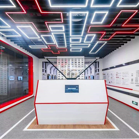 宁波红十字会：3米定制款全息投影展示柜台