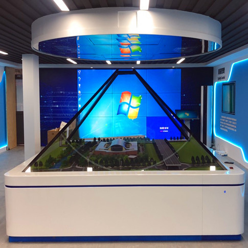 中国电建：杭州西站3.5米全息投影沙盘虚实展示系统