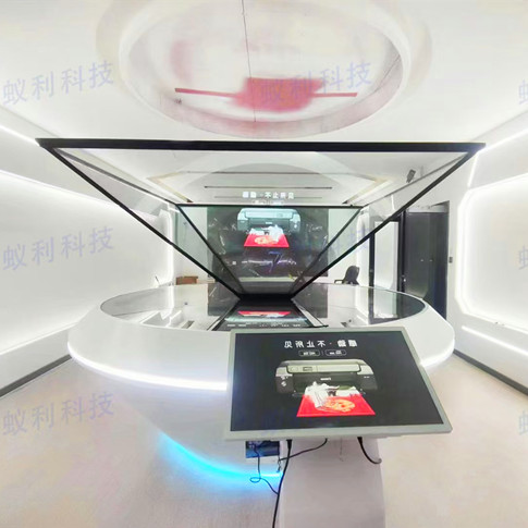 中国雅江集团：3D全息投影展示柜+三维全息成像系统